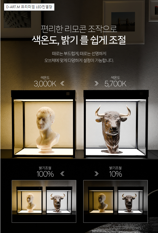 D-ART.M450 프리미엄 LED진열장